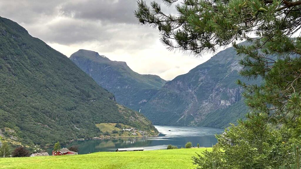 Een dal in Noorwegen
